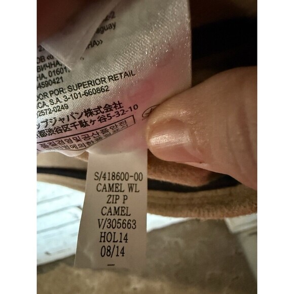 GAP Women’s Sz 6 Mini Skirt Khaki Wool Blend Short Academia Preppy Minimalist - Picture 3 of 8